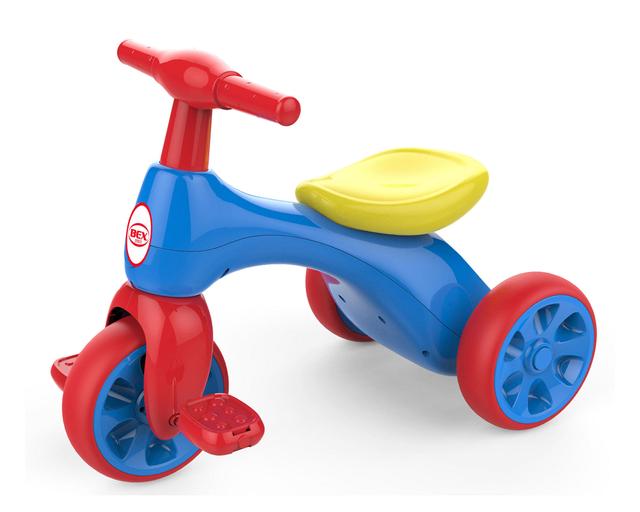 Triciclo con pedal azul Bex