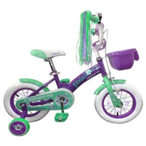 Bicicleta Infantil Pixie Aro 12 Morado/Aqua