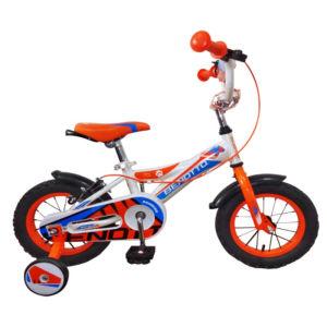 Bicicleta Infantil Bambino Aro 12 Blanco/Naranja