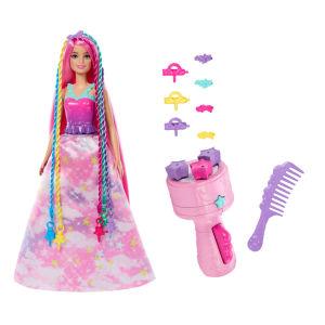 Muñeca Trenzas Mágicas - Barbie Fantasía - Mattel