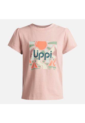 Polera Niña Logo Lippi T-Shirt Rosa Lippi Lippi