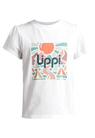 Polera Niña Logo Lippi T-Shirt Blanco Lippi Lippi
