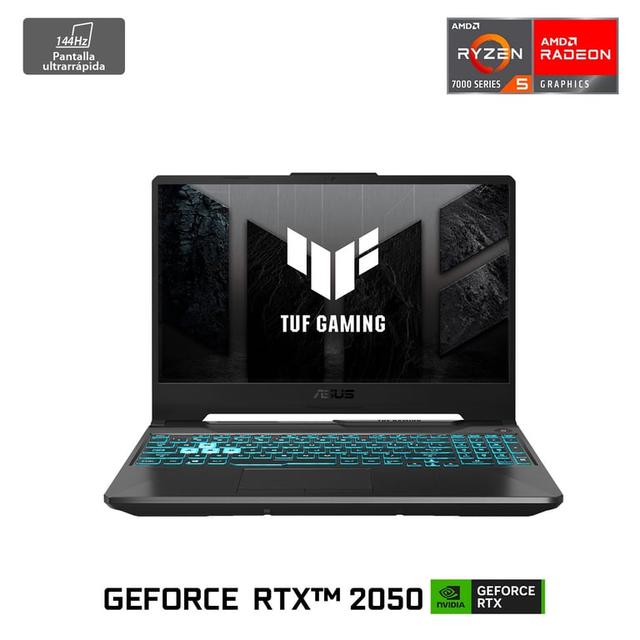 Notebook TUF Gaming A15 FA506 AMD Ryzen 5 NVIDIA GeForce RTX 2050 8GB RAM 512GB SSD 15.6" FHD 144Hz Asus