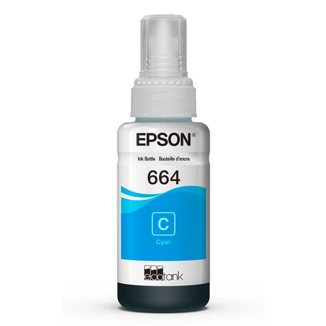Botella Epson T644 Cyan Tinta T664220