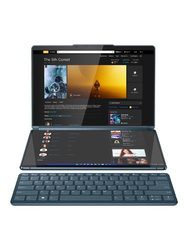 Notebook Yoga Book 9i 2en1 Intel Core Ultra 7 32GB RAM 1TB SSD 2x13.3" OLED Táctil + Lápiz + Teclado