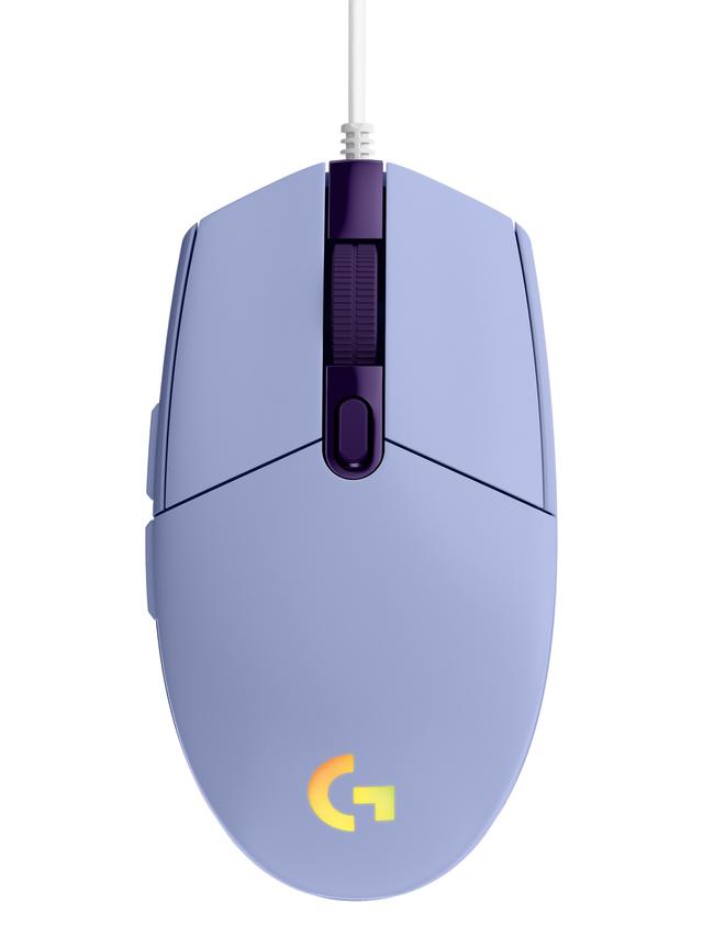 Mouse Gamer G203 RGB Light Lila