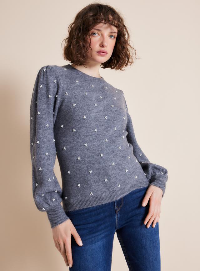 Sweater Aplicación Perlas