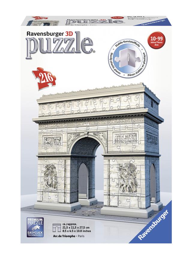 Ravensburger Puzzle 3D Arco del triunfo Caramba
