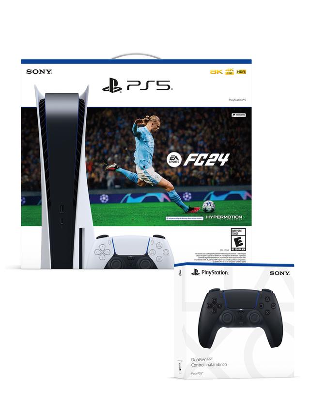 Consola PS5 + EA Sports FC 24 + Control Dualsense Midnight Black