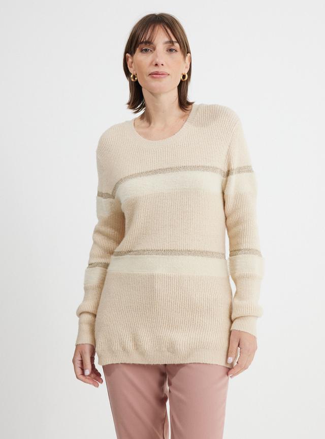 Sweater Franjas Y Texturas