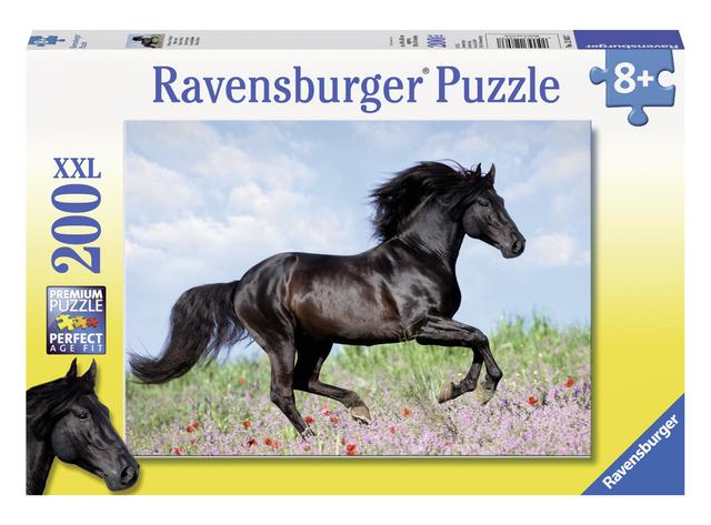 Ravensburger Puzzle XXL Caballo Negro 200 Piezas Caramba