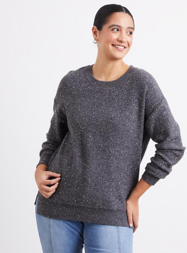 Sweater Cuello Tortuga Lentejuelas