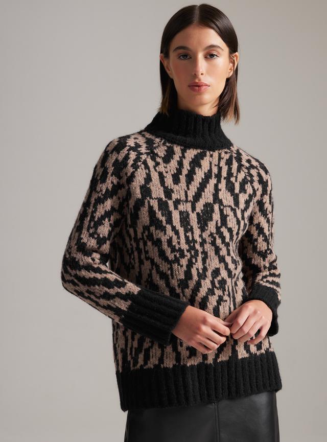 Sweater Jacquard Con Lana Y Alpaca Limited Edition