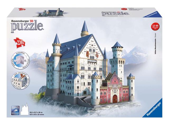 Puzzle 3D El castillo de Neuschwanstein Rave